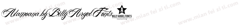 Alamoana by Billy Argel Fonts字体转换
